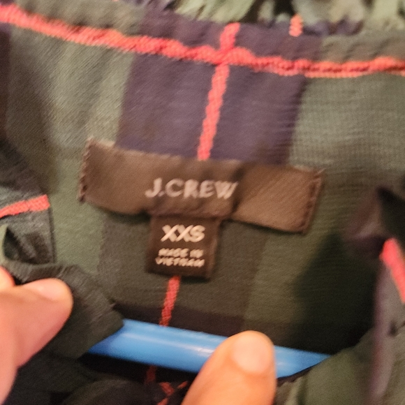 J. Crew tartan dres size xxs - Picture 4 of 8